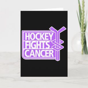 Tarjeta Camisetas Hockey Fights Cancer Adulto Uni Clic Fit