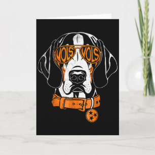 Tarjeta Camisetas individuales de Tennessee perro T Blueti