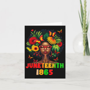 Tarjeta Camisetas Juneteenth 1865 Mujeres Celebrando Liber