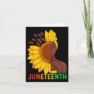 Tarjeta Camisetas Juneteenth Mujeres Juneteenth Mujeres Gi