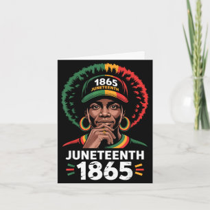Tarjeta Camisetas Juneteenth orgullo negro afro hombres mu