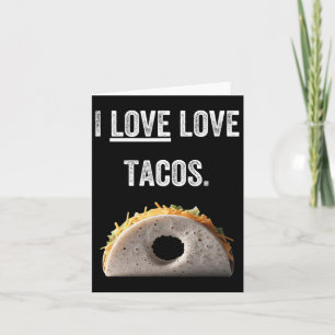 Tarjeta Camisetas Taco Para Hombres Divertido Cinco De May