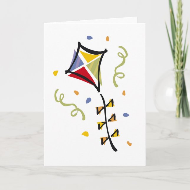 Tarjeta Camisetas y regalos de cometas (Anverso)