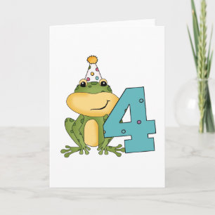 Tarjeta Camisetas y regalos de cumpleaños de fiesta Frog