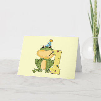 Tarjeta Camisetas y regalos de cumpleaños de fiesta Frog