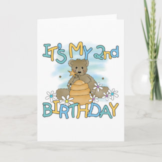 Tarjeta Camisetas y regalos de cumpleaños de Honey Bear