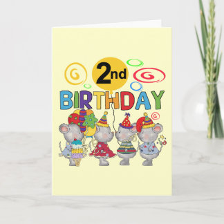 Tarjeta Camisetas y regalos de cumpleaños para ratones