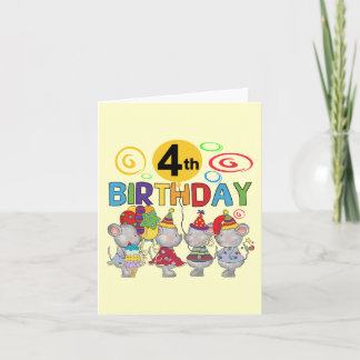 Tarjeta Camisetas y regalos de cumpleaños para ratones