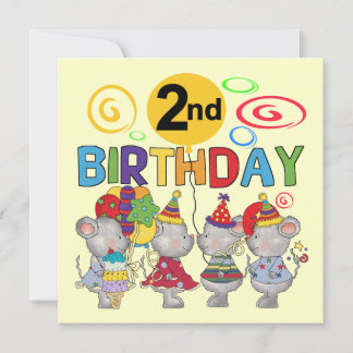 Tarjeta Camisetas y regalos de cumpleaños para ratones