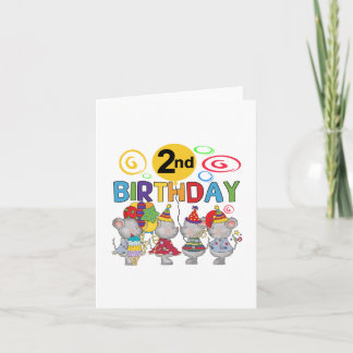 Tarjeta Camisetas y regalos de cumpleaños para ratones