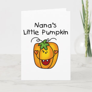 Tarjeta Camisetas y regalos de Halloween de la calabaza de
