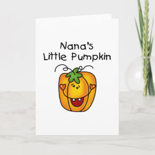 Tarjeta Camisetas y regalos de la calabaza de Nana