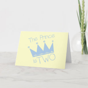 Tarjeta Camisetas y regalos de la Corona del Príncipe