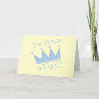 Tarjeta Camisetas y regalos de la Corona del Príncipe