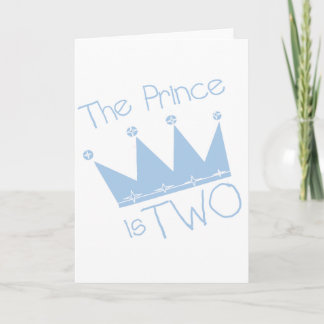 Tarjeta Camisetas y regalos de la Corona del Príncipe