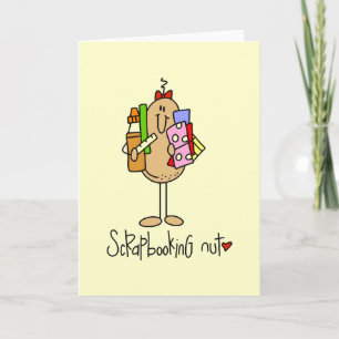 Tarjeta Camisetas y regalos de Scrapbooking Nut