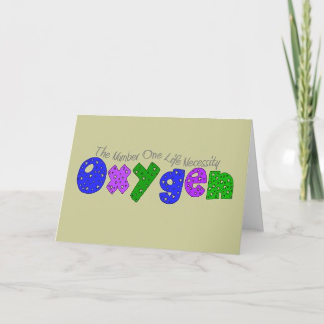 Tarjeta Camisetas y regalos de terapeutas respiratorios de (Anverso)