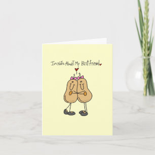 Tarjeta Camisetas y regalos Nuts About My Best Friend