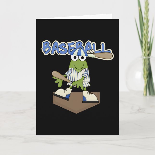 Tarjeta Camisetas y regalos para el hogar de béisbol de ra (Anverso)
