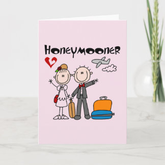 Tarjeta Camisetas y regalos para el tocador de Honeymooner
