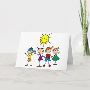 Tarjeta Camisetas y regalos para niños de la figura de la