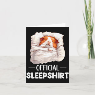 Tarjeta Camisón Guinea G Amantes de los Animales Pijama 