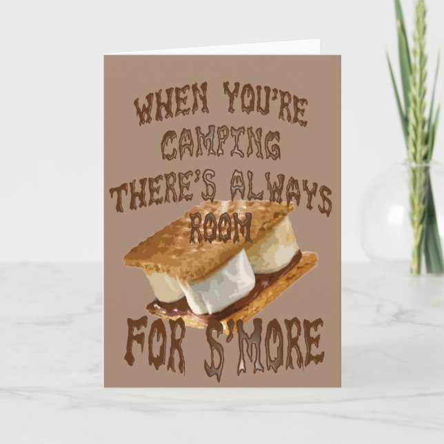 Tarjeta Camp Smores (Anverso)