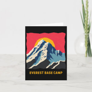 Tarjeta Campamento Base Mount Everest Himalayas Mountain H