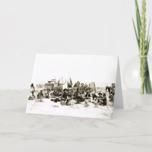 Tarjeta Campamento de Cowboy