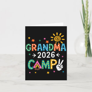 Tarjeta Campamento de la Abuela Vacaciones Familiares 2026
