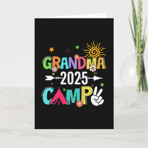Tarjeta Campamento de la Abuela Vacaciones Familiares Vera