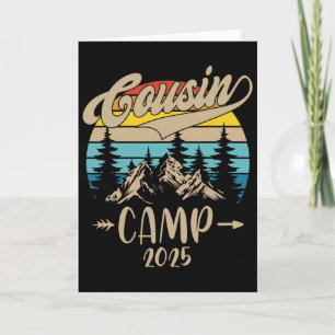 Tarjeta Campamento de primos 2025 Vacaciones familiares Ca