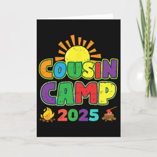 Tarjeta Campamento de primos 2025 Vacaciones familiares Ca