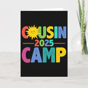 Tarjeta Campamento de primos 2025 Vacaciones familiares Ca