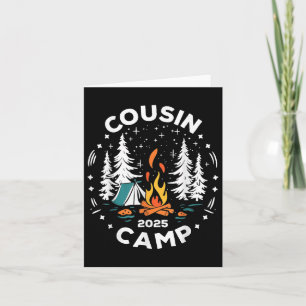Tarjeta Campamento de Primos de la Tripulación de Verano d