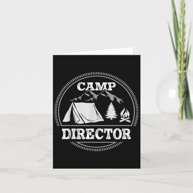 Tarjeta Campamento de reconocimiento de director (Anverso)