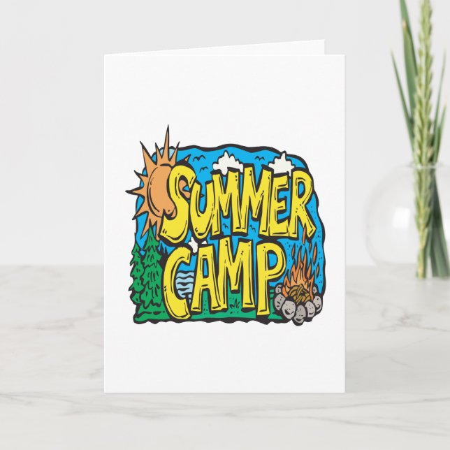 Tarjeta Campamento de Verano (Anverso)