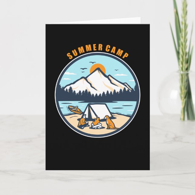 Tarjeta Campamento de Verano (Anverso)