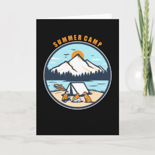 Tarjeta Campamento de Verano