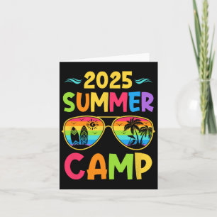 Tarjeta Campamento de Verano 2025 Vacaciones de Verano 202