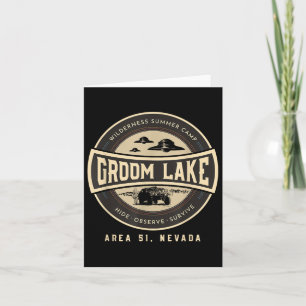 Tarjeta Campamento de Verano de Verano del Lago Groom - Zo