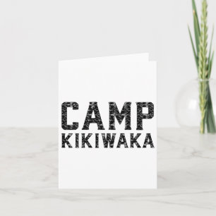 Tarjeta Campamento de verano en Kikiwaka Camping Reunión