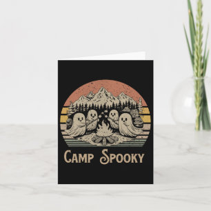 Tarjeta Campamento Fantasma De Verano De Summerween Hallow