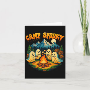 Tarjeta Campamento Fantasma De Verano De Summerween Hallow