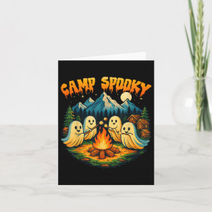 Tarjeta Campamento Fantasma De Verano De Summerween Hallow