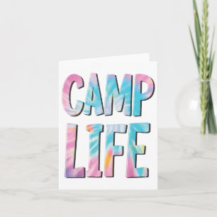 Tarjeta Campamento Life Tie-die Summer Top Para Chicas Cam