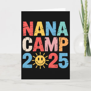 Tarjeta Campamento Nana 2025 Vacaciones Familiares Campame