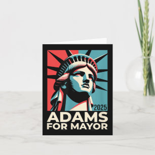 Tarjeta Campaña de Eric Adams para alcalde de NYC 2025 Pro