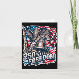 Tarjeta Campana de la Libertad - Día de la Independencia d