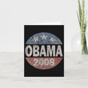 Tarjeta Campaña del Viejo Presidente Barack Obama 2008